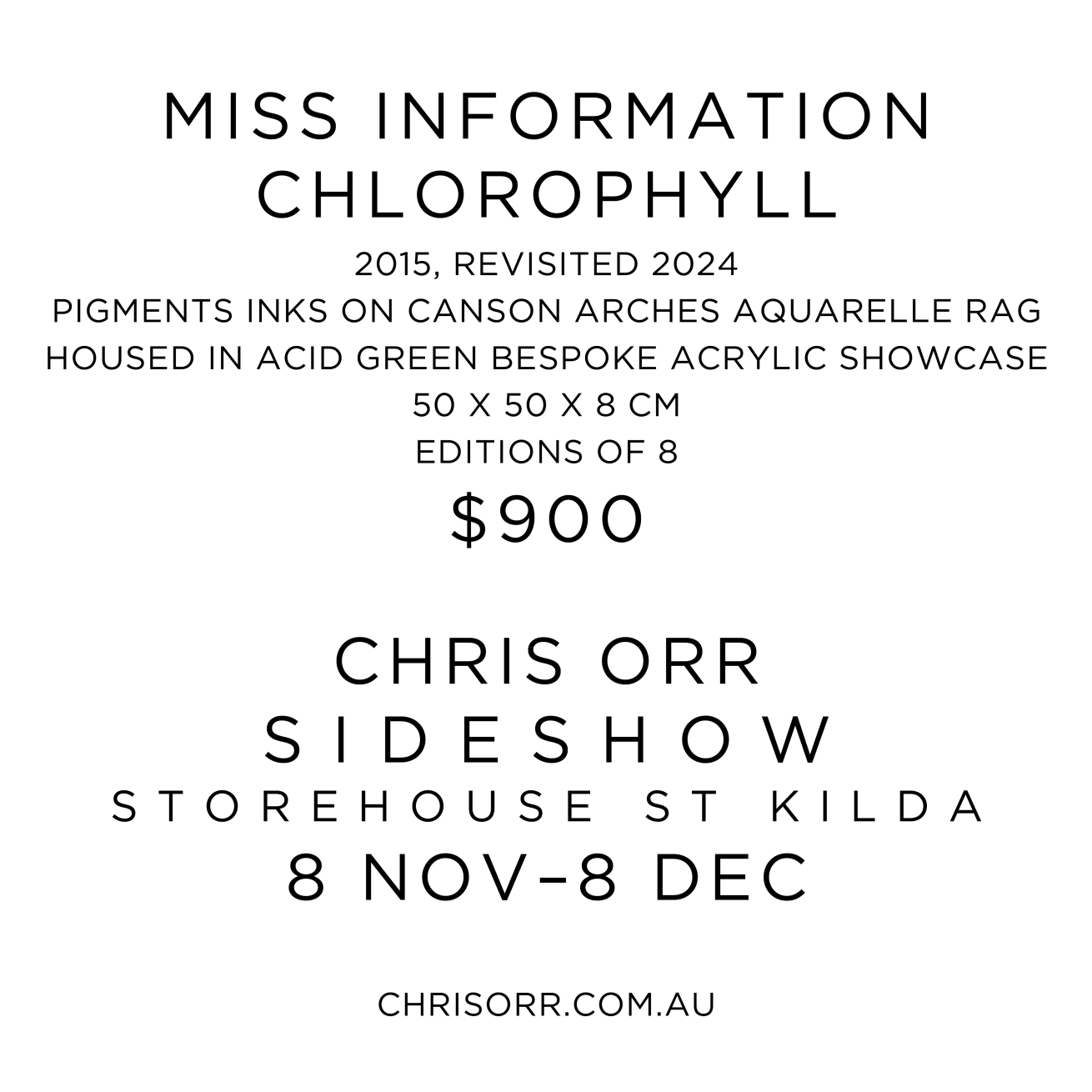 Miss Information Chlorophyll_details